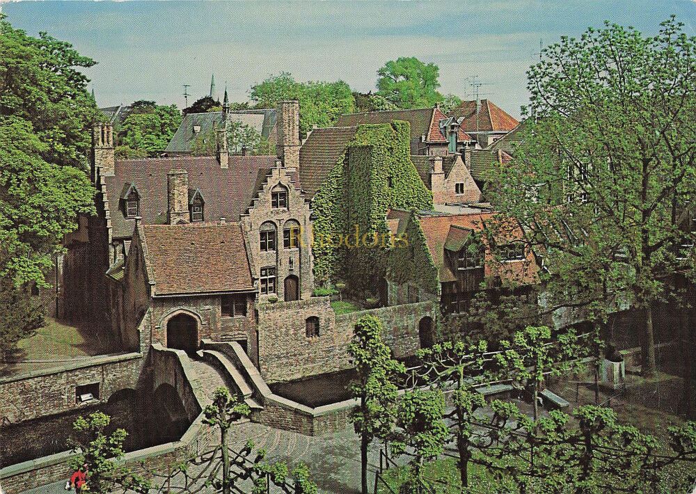 Bruges-Brugge, St Boniface Bridge-c1980s Photo Postcard