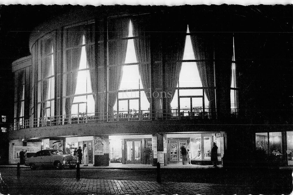 Knokke Sur Mer-The Casino By Night Photo Postcard