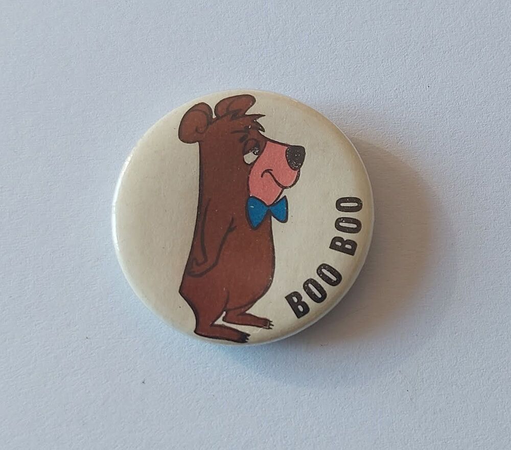 Yogi Bear and Friends Series Button Badge-Boo Boo