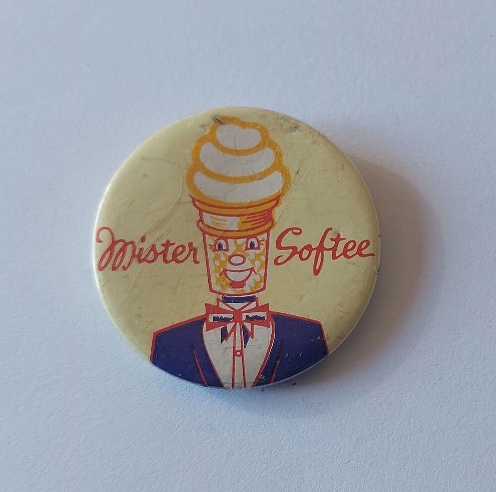 Mister Softee Ice Cream Button Badge