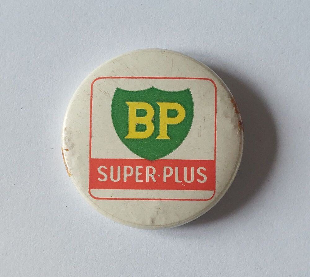 BP Super Plus Petrol Advertising-Circa 1960s Button Badge