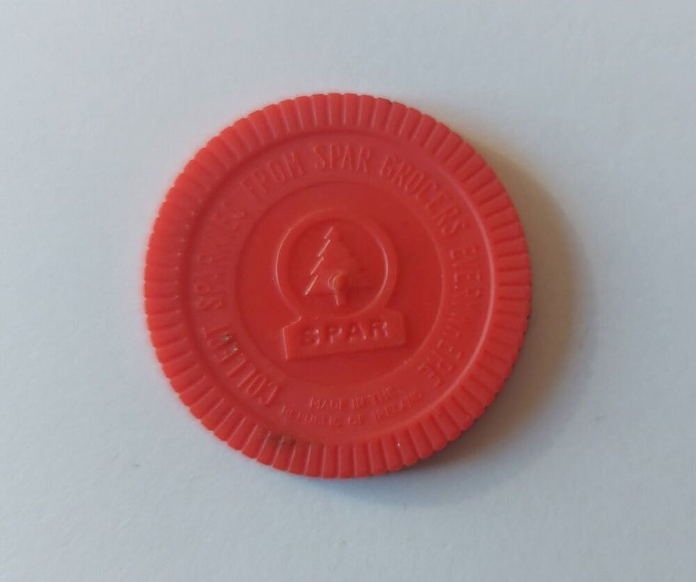 Spar Supermarkets Sparkies Vintage Cars Token -  No 1 - CUGNOT France 1770 - 1960s Vintage