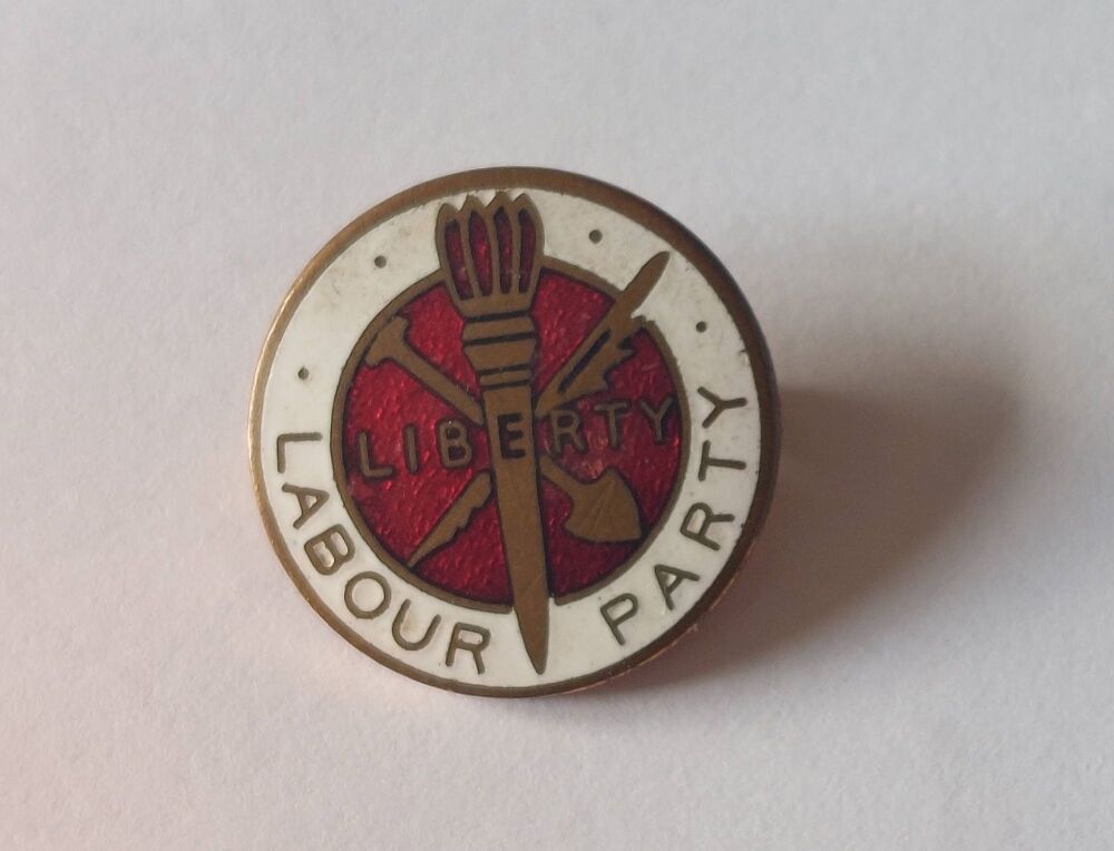 Labour Party-Political Membership Enamel Lapel Pin Badge-Fattorini