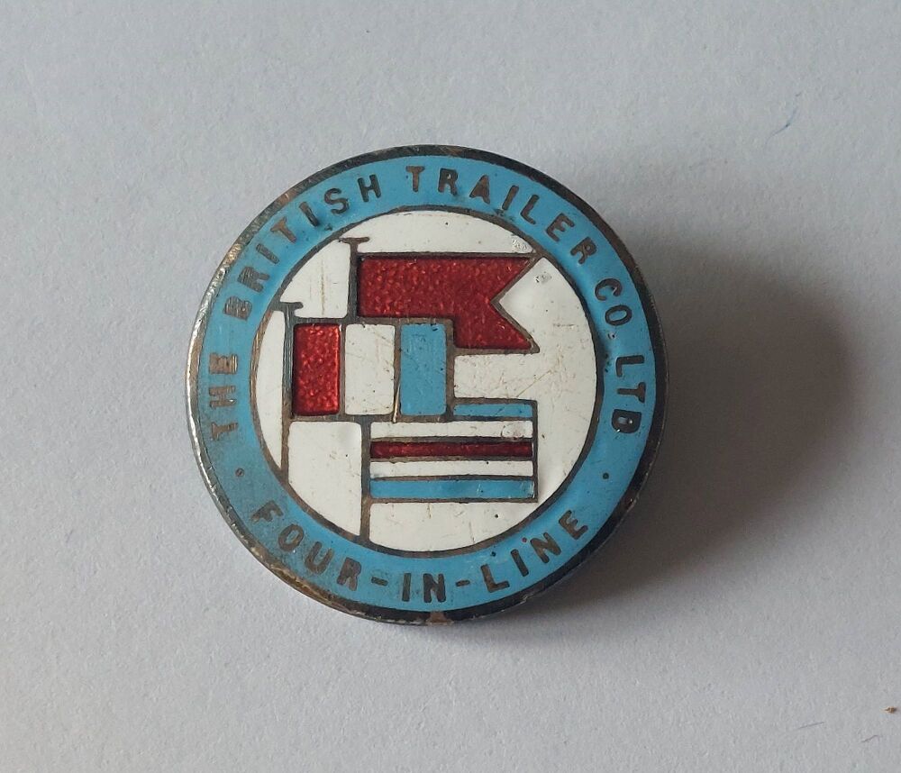 British Trailer Co. Ltd. Trailers Truck Lorry Pin Badge - W J Dingley