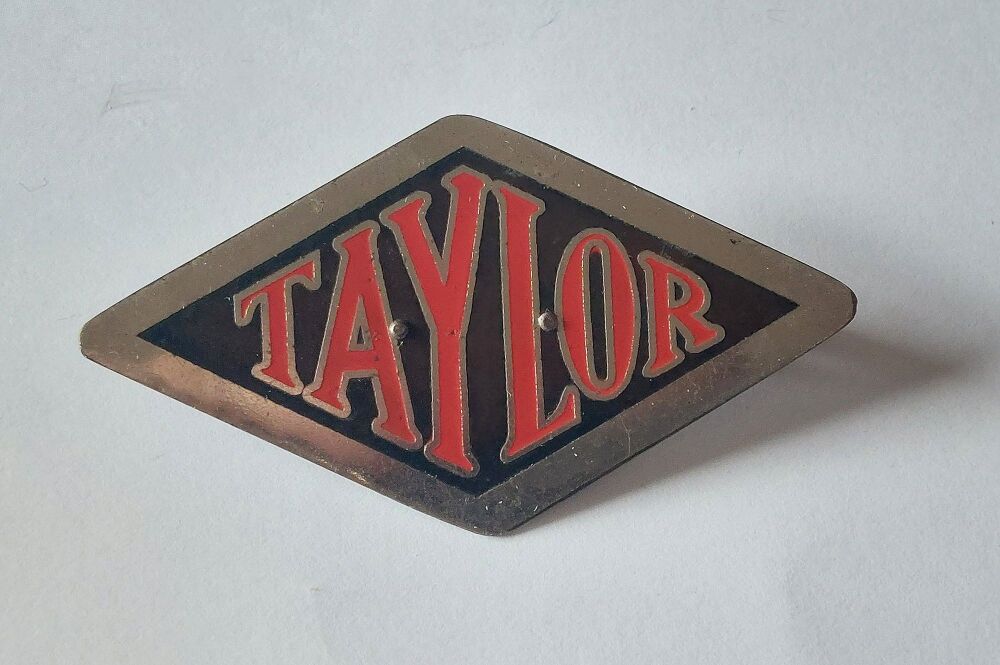 Taylor Metal Name Badge Brooch