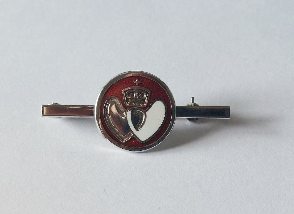 British Blood Doner Enamel Pin Badge / Bar Brooch - Silver Level