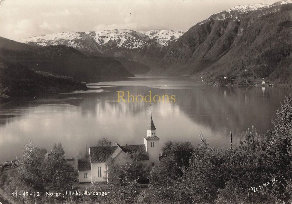 Ulvik Hardanger, Norway-1950s Photo Postcard