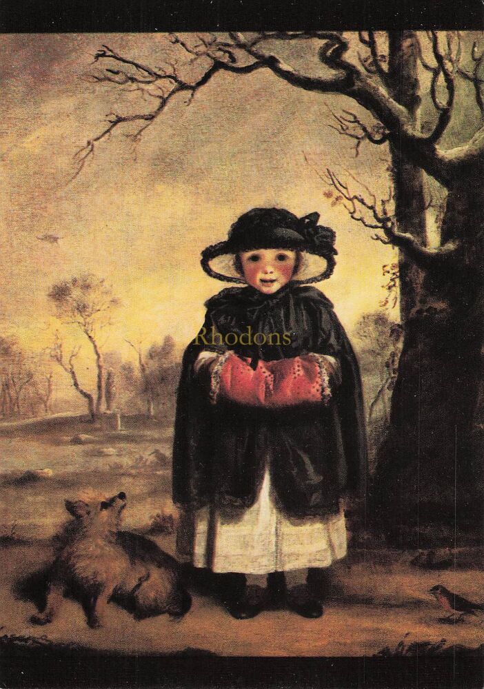 Medici Society Art Postcard - 'Winter' - Lady Caroline Scott - Sir Joshua Reynolds R A  (PC 1484)