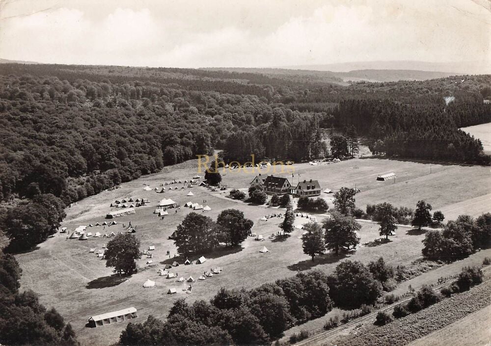 German Girl Scouts Association Camp Site and Leisure Centre - Immenhausen am Reinhardswald - 1960s Photo Postcard