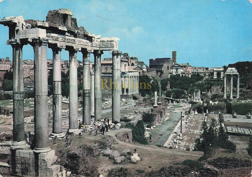 Rome, Italy - The Roman Forum - Photo Postcard