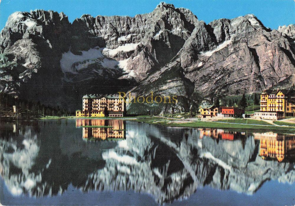 Italian Dolomites - Lago Misurina - Sorapis - Photo Postcard