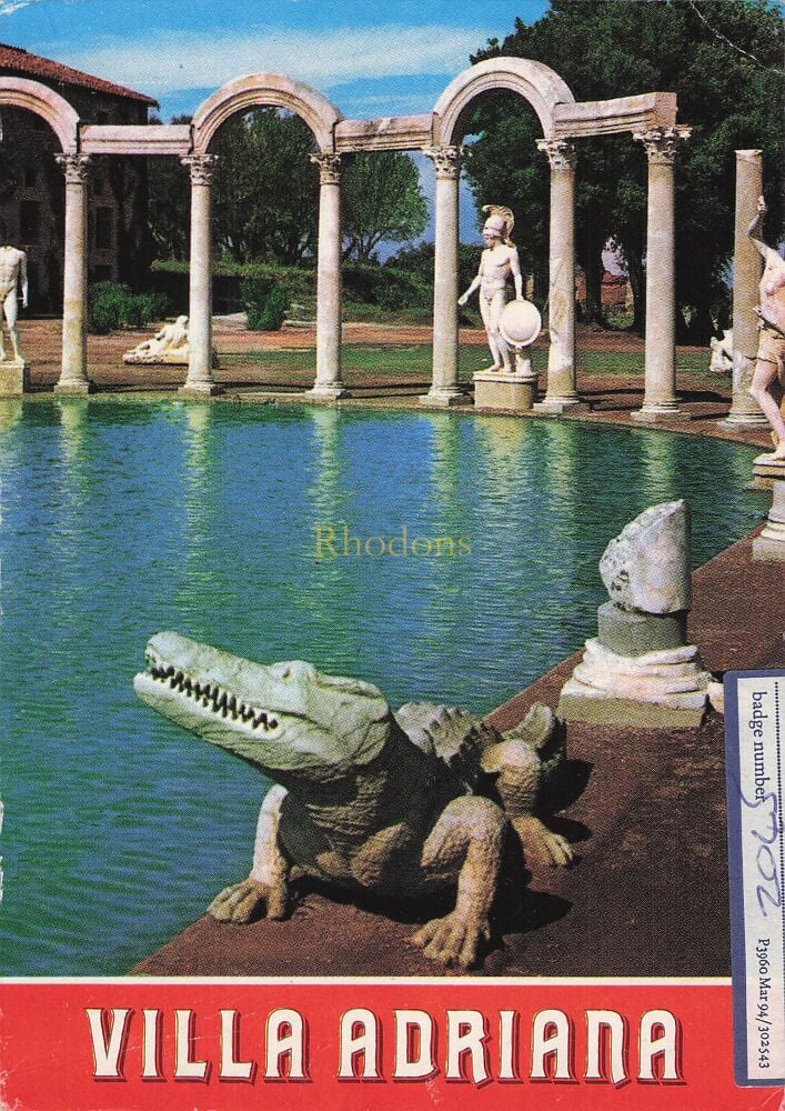 Tivoli, Italy - The Canopus, Villa Adriana Photo Postcard