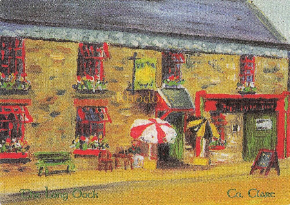 The Long Dock Bar And Restaurant, County Clare - Advertising Postcard