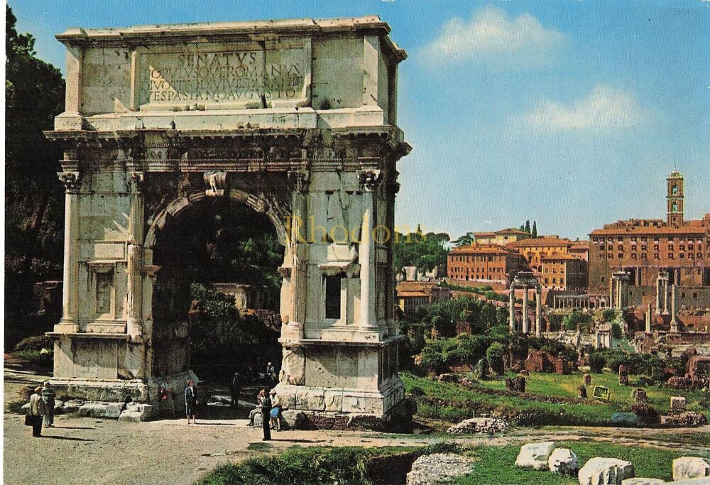 Rome, Italy - Arch of Titus Photo Postcard