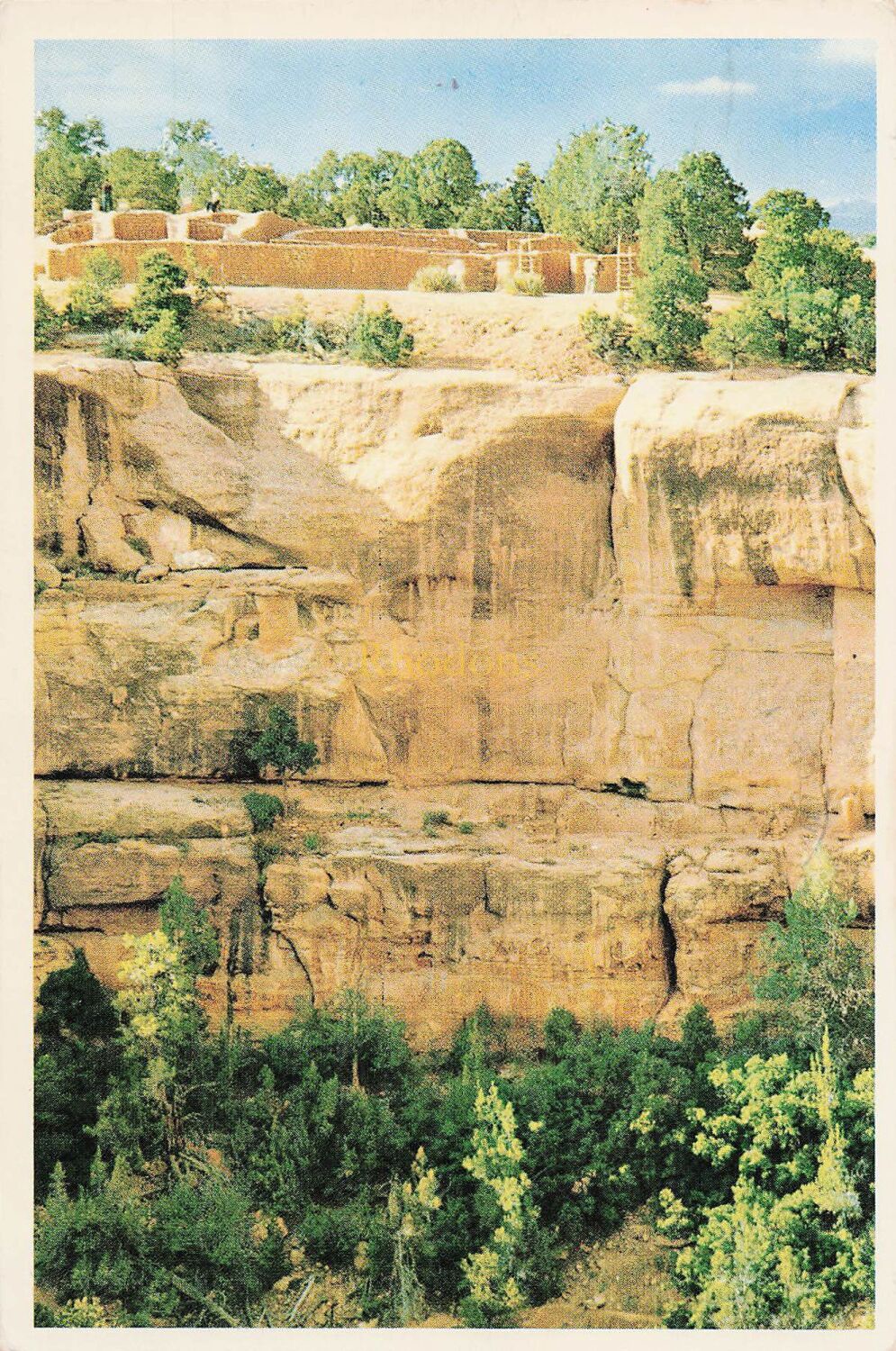 Mesa Verde National Park, Colorado USA - Sun Temple, Circa 1990s Postcard