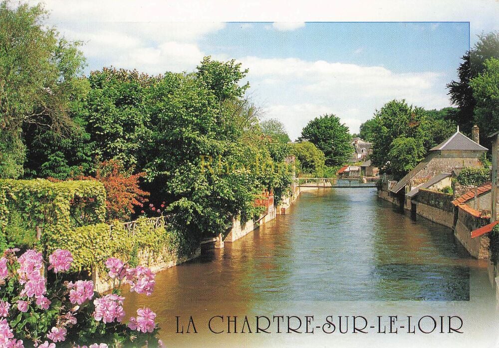 La Chartre Sur Le Loir, France - Photo Postcard