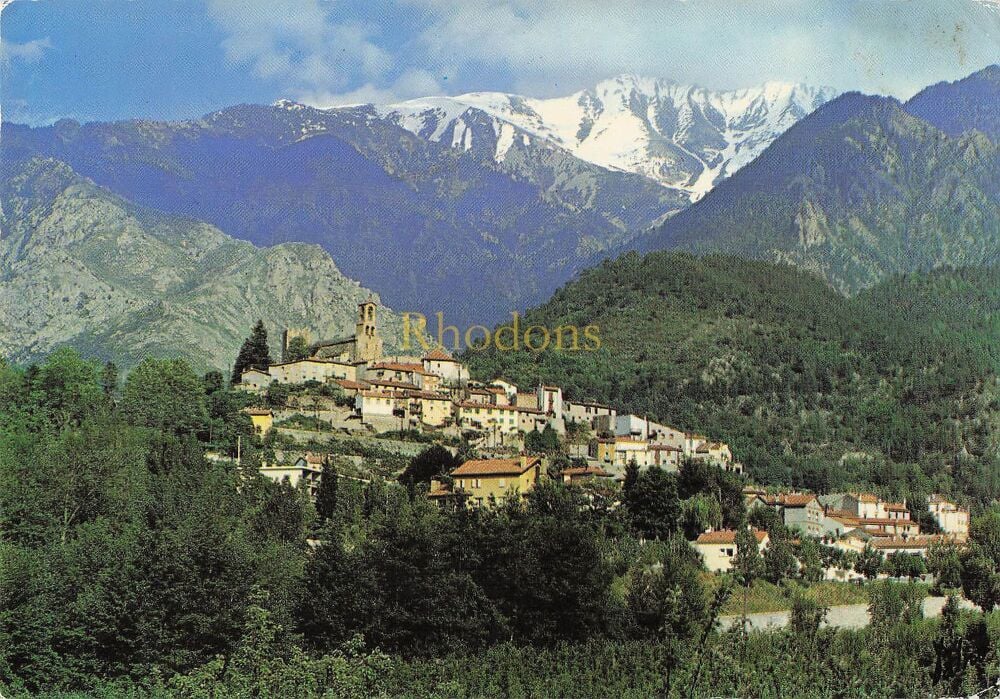 Vernet Les Bains, France - Lumiere Et Couleurs Du Conflent 1980s Photo Postcard