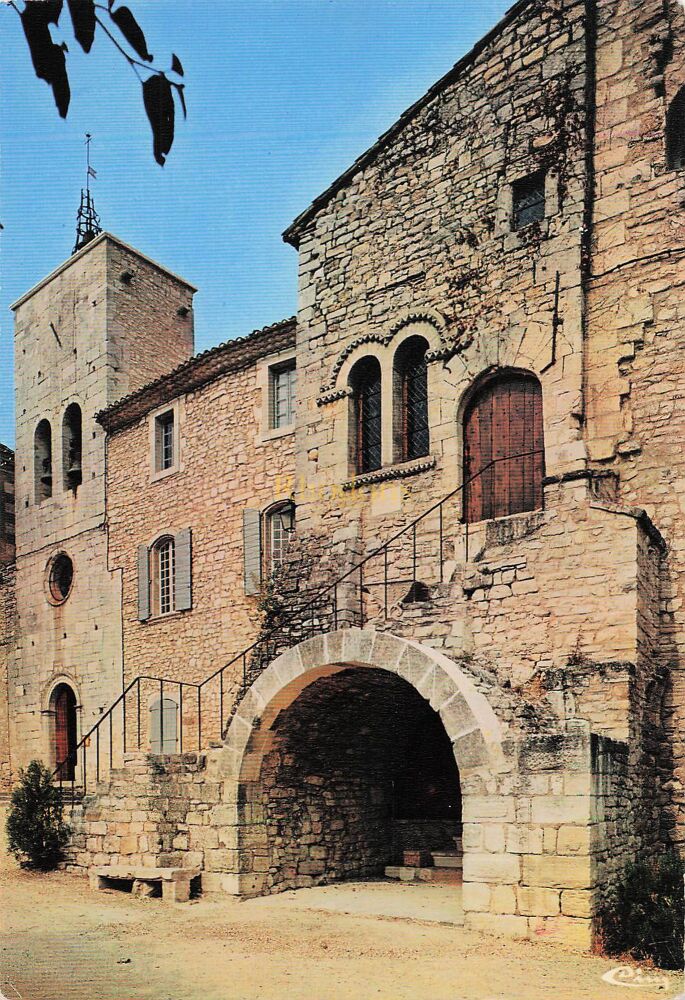 Provence - Vaucluse, France-Church and Birthplace of Crillon Le Brave - 1980s Photo Postcard