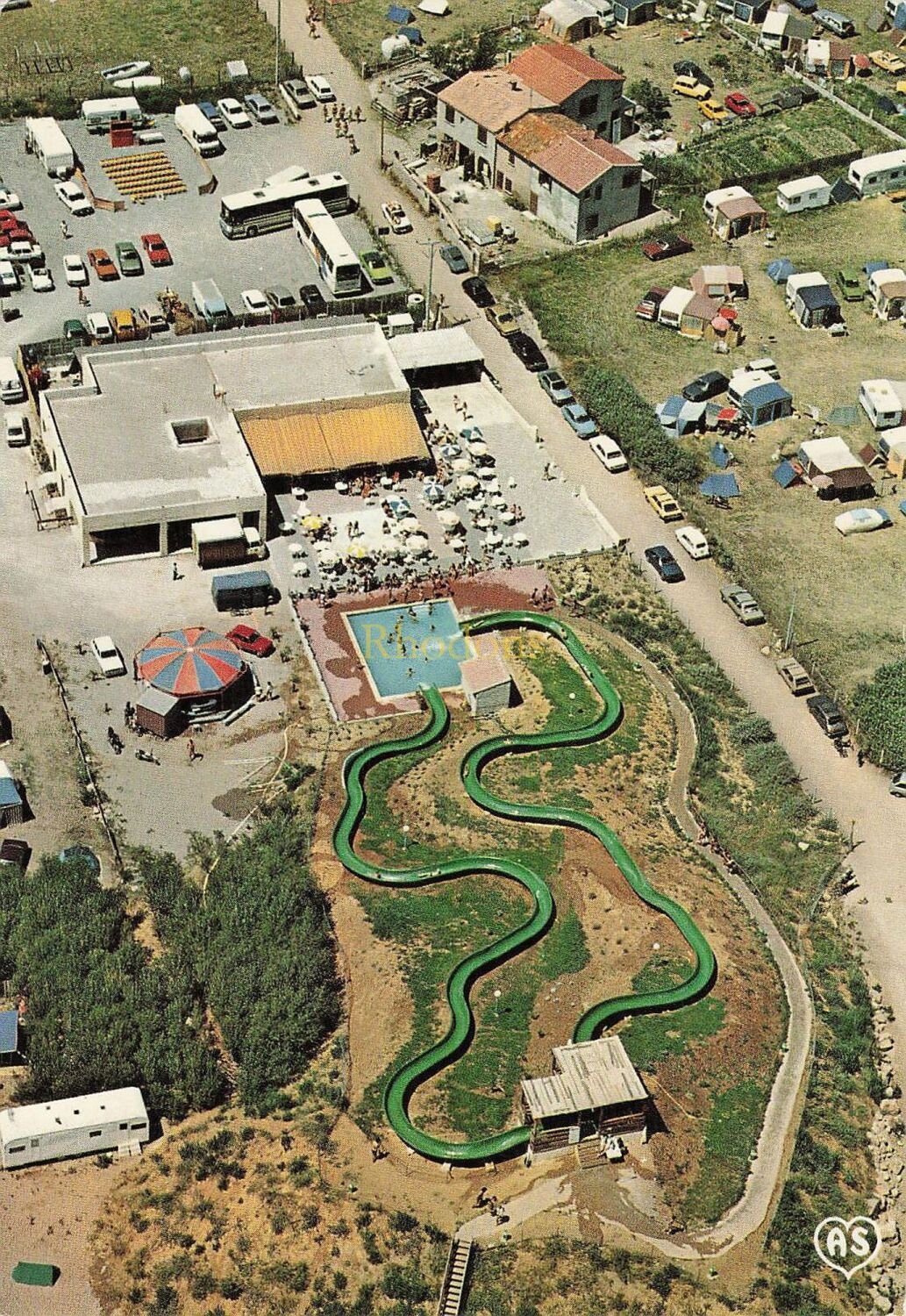 Serignan Plage, Herault France - Camping 'Le Grand Large' - 1980s Photo Pos