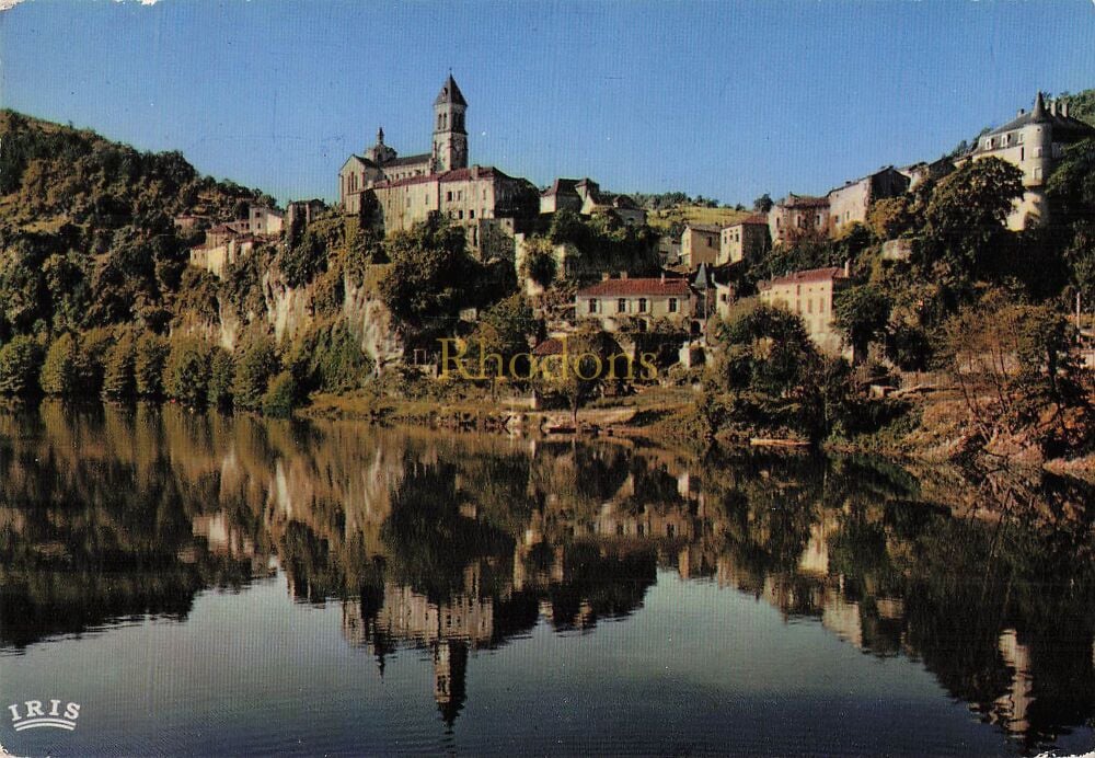 France / French Postcards- Lot Valley, France - Albas la Jolie- 1980s Photo Postcard