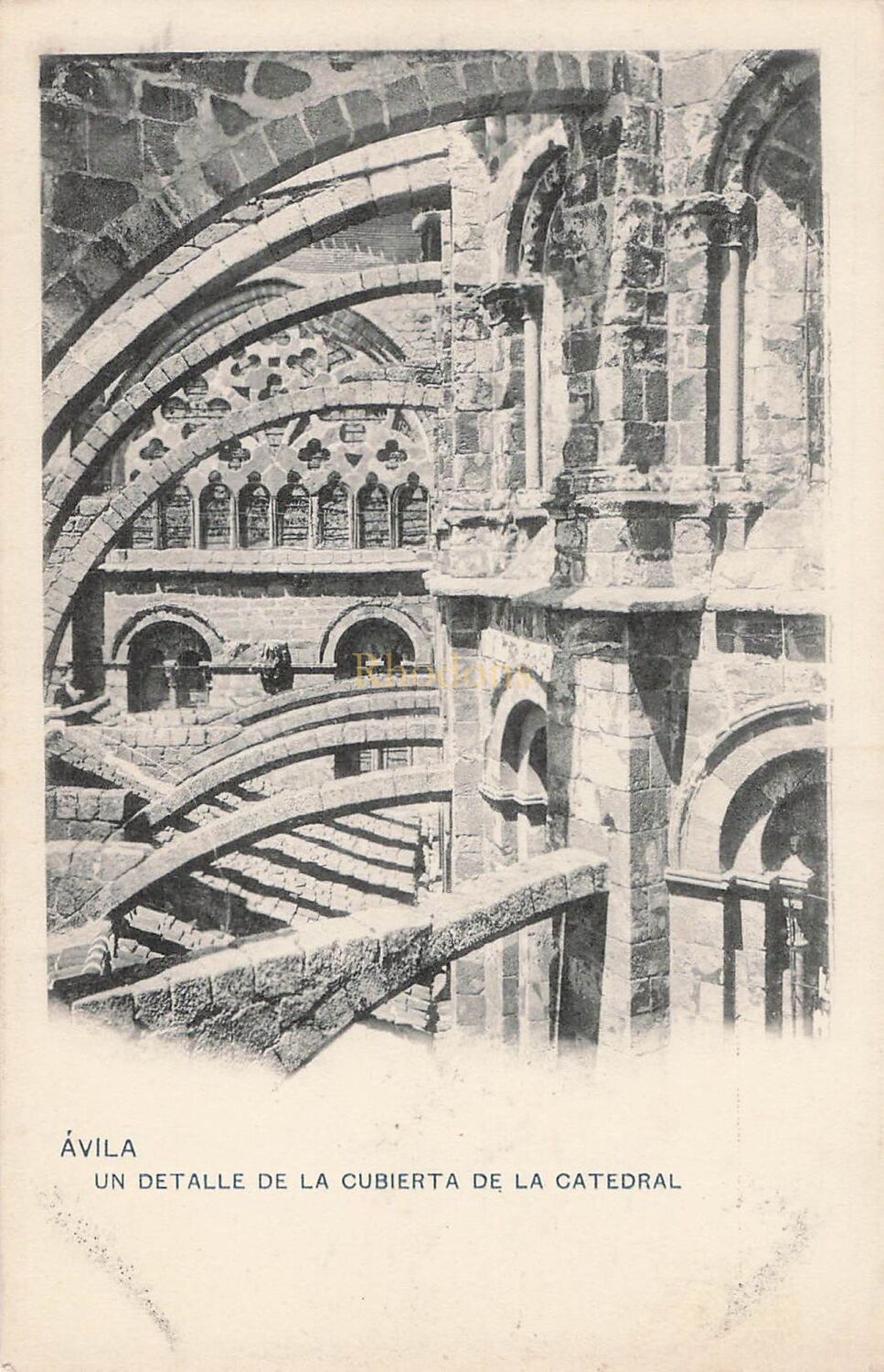 Avila, Spain-The Cathedral-Detalle de la Cubierta-Early 1900s Postcard