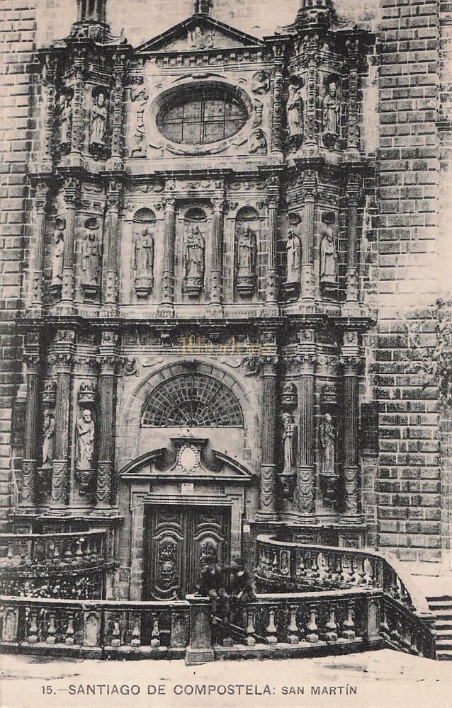 Santiago De Compostela, Spain-San Martin-Early 1900s Postcard