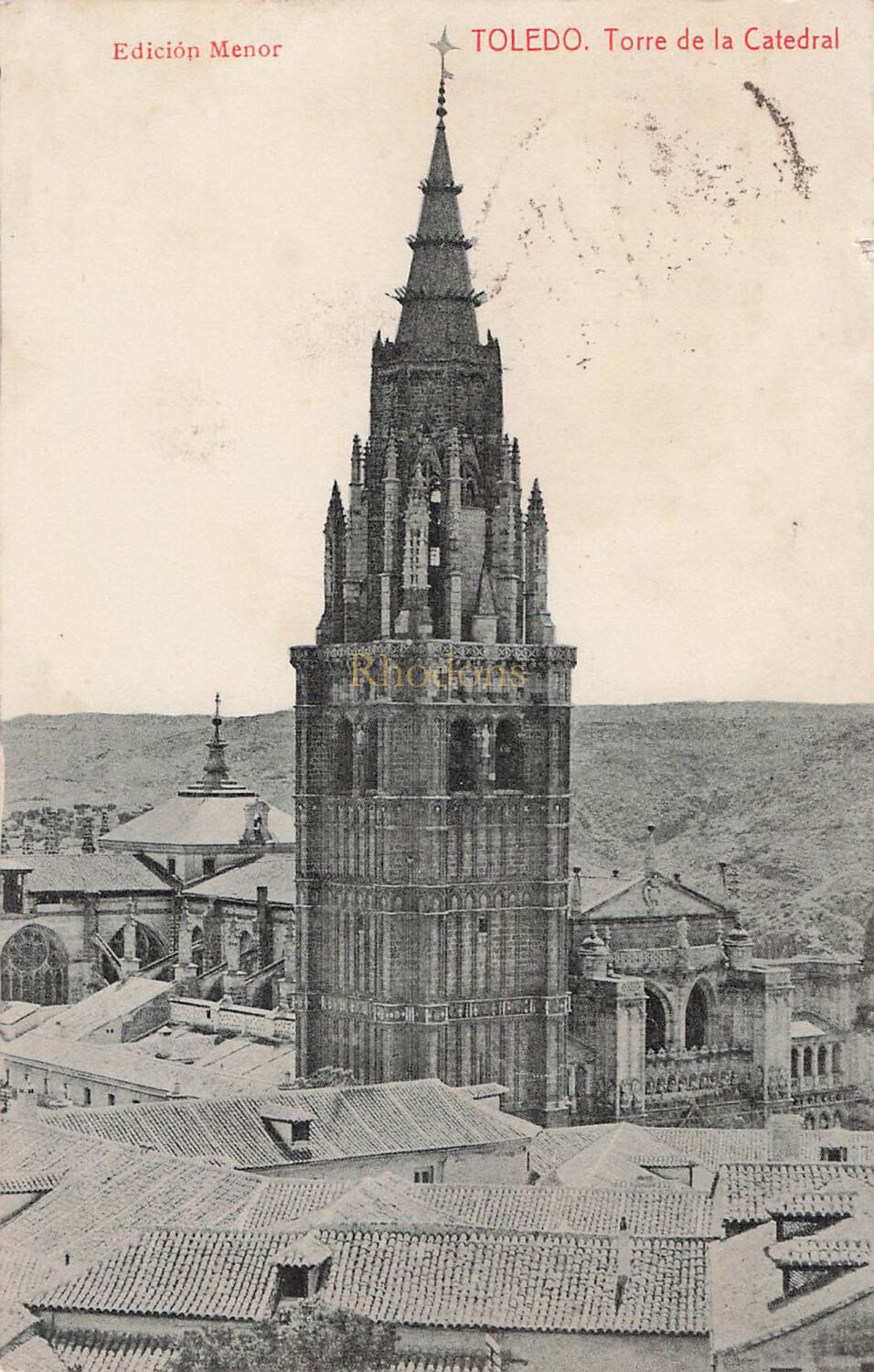 Toledo, Spain-Torre de la Catedral Postcard