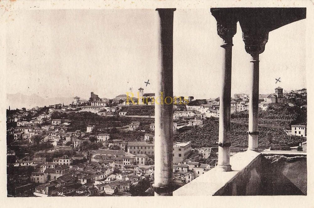 Grenada, Spain-El Albaicin desde el Mirador de la Reina- Spanish Civil War Era Postcard