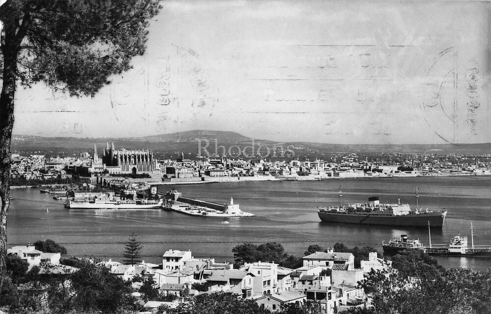 Palma Mallorca, Spain-Panoramic Photo Postcard