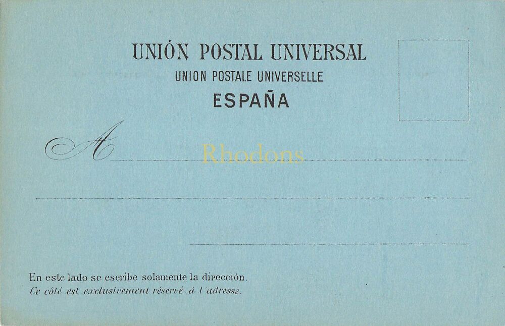 Alcazar Seville, Spain-Patio de las Munecas-Early 1900s Postcard