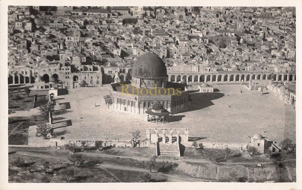 Jerusalem, Dome of the Rock-Circa 1930s Photo PC