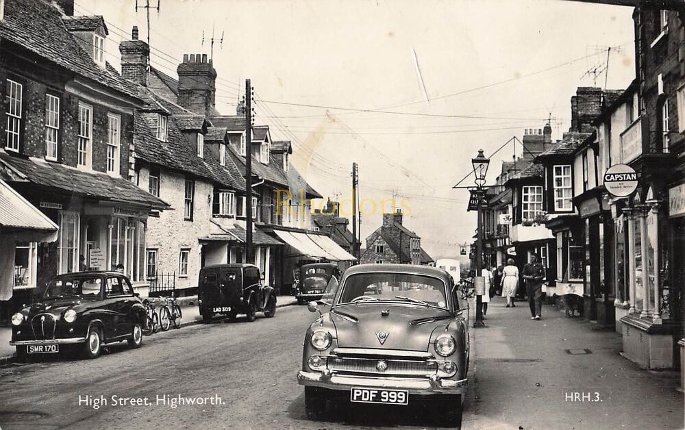 High Street, Highworth Wilts.-Circa 1960s Lilywhite Ltd Real Photo Postcard