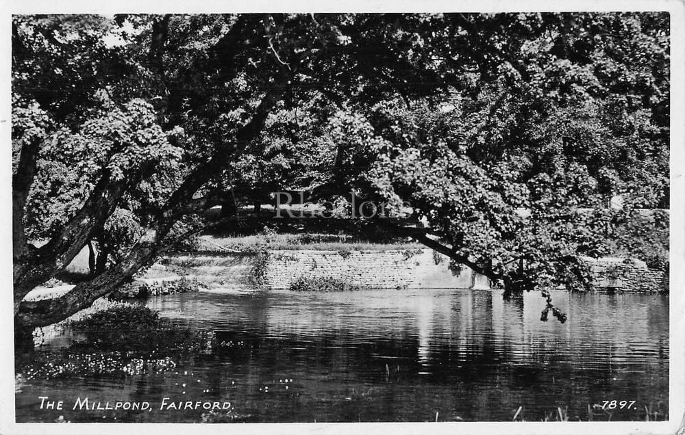 The Millpond, Fairford, Glos.-Circa 1960s RPPC