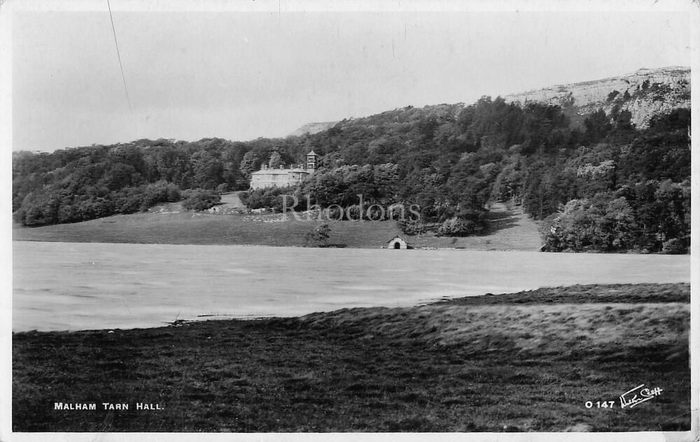 Malham Tarn Hall, Yorkshire Dales-Walter Scott Real Photo Postcard