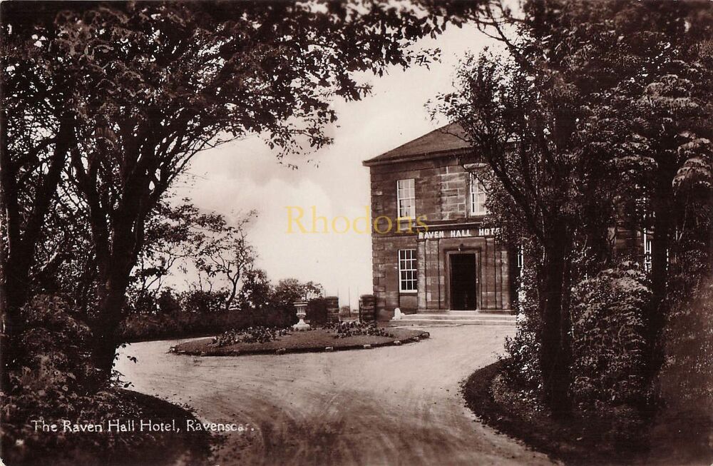 The Raven Hall Hotel, Ravenscar, North York Moors-Real Photo Postcard