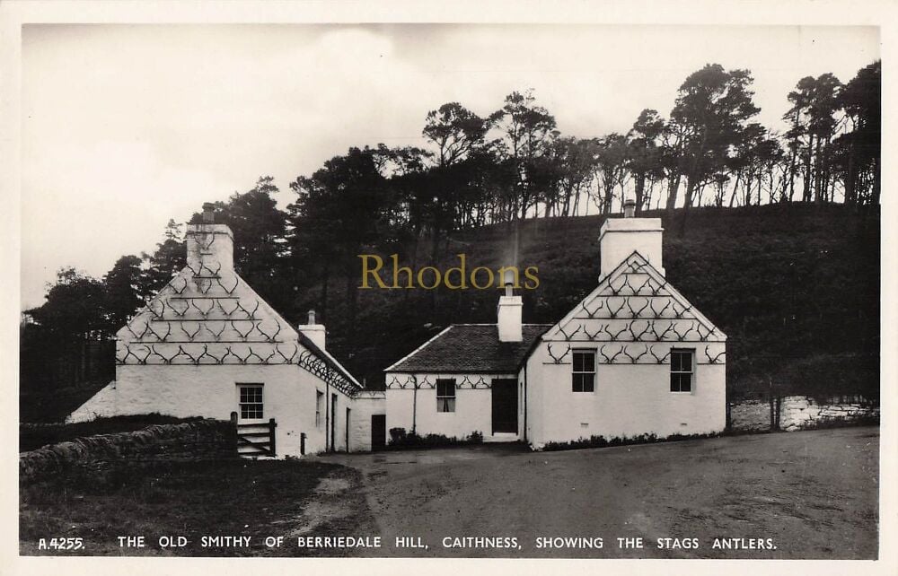 The Old Smithy of Berriedale Hill Caithness-Real Photo Postcard