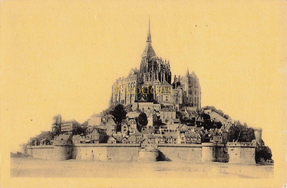 Abbaye Du Mont St Michel, France-Postcard