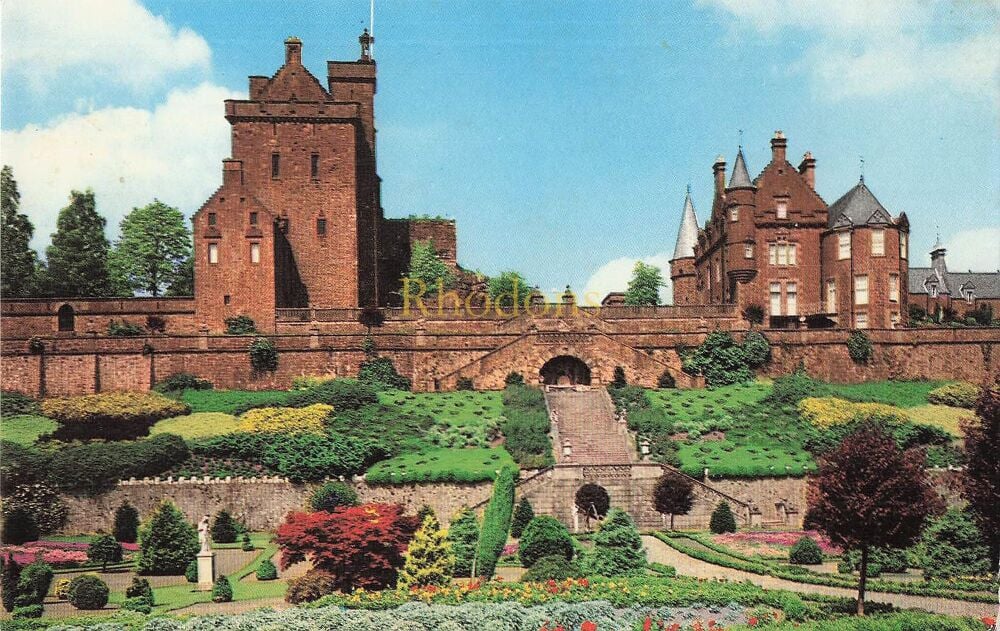 Scotland Postcard-Drummond Castle and Gardens, Crieff, Perthshire