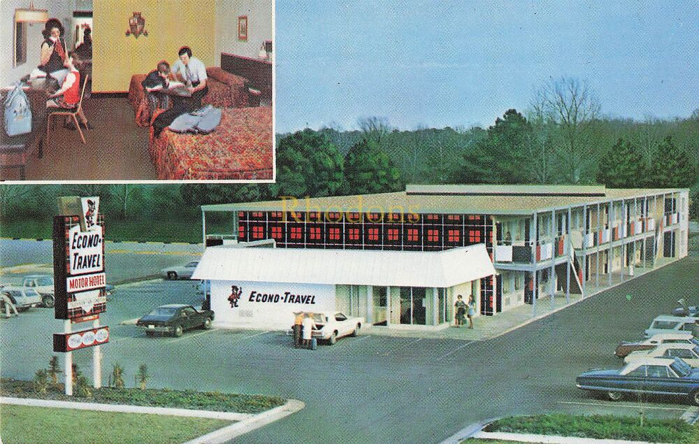 USA-Econo Travel Motor Hotel-Vintage US Advertising Postcard