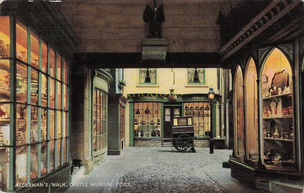 Aldermans Walk, Castle Museum, York-Circa 1970s Postcard