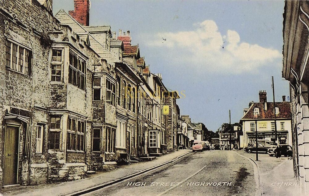 High Street, Highworth, Wilts-Circa 1970s Lilywhite Ltd Postcard