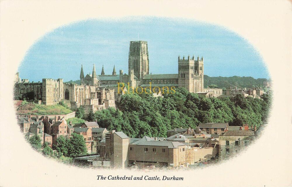 Durham Postcard-The Cathedral and Castle, Durham Colour Photo View