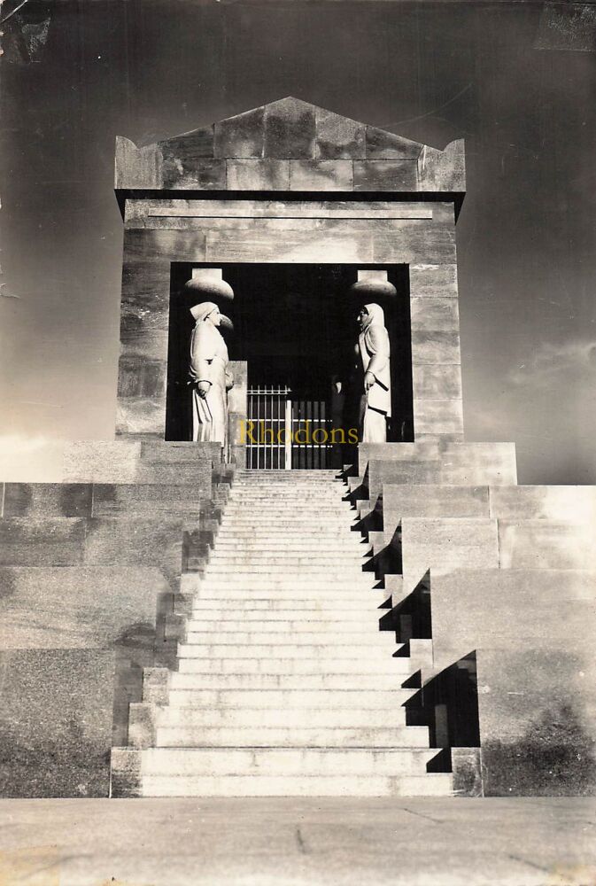 Yugoslavia-Beograd-Avala-Unknown Soldier Monument-1960s Real Photo Postcard