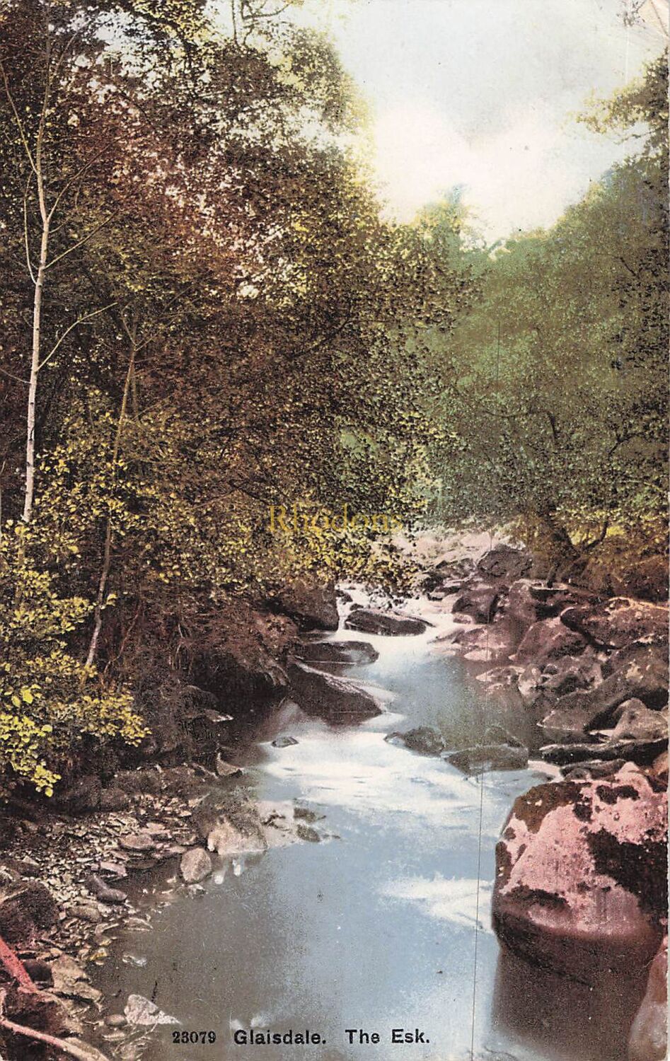 Yorkshire Postcard-Glaisdale North Yorkshire, River Esk