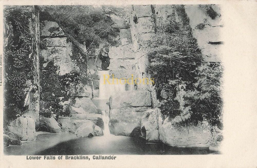 Scotland Postcard-Lower Falls Of Bracklinn, Callander-Early 1900s UDB Postc