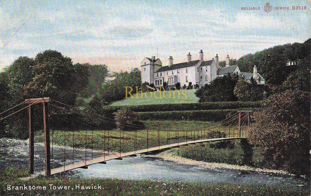 Scotland Postcard-Branksome Tower, Hawick, Scottish Borders-Early 1900s