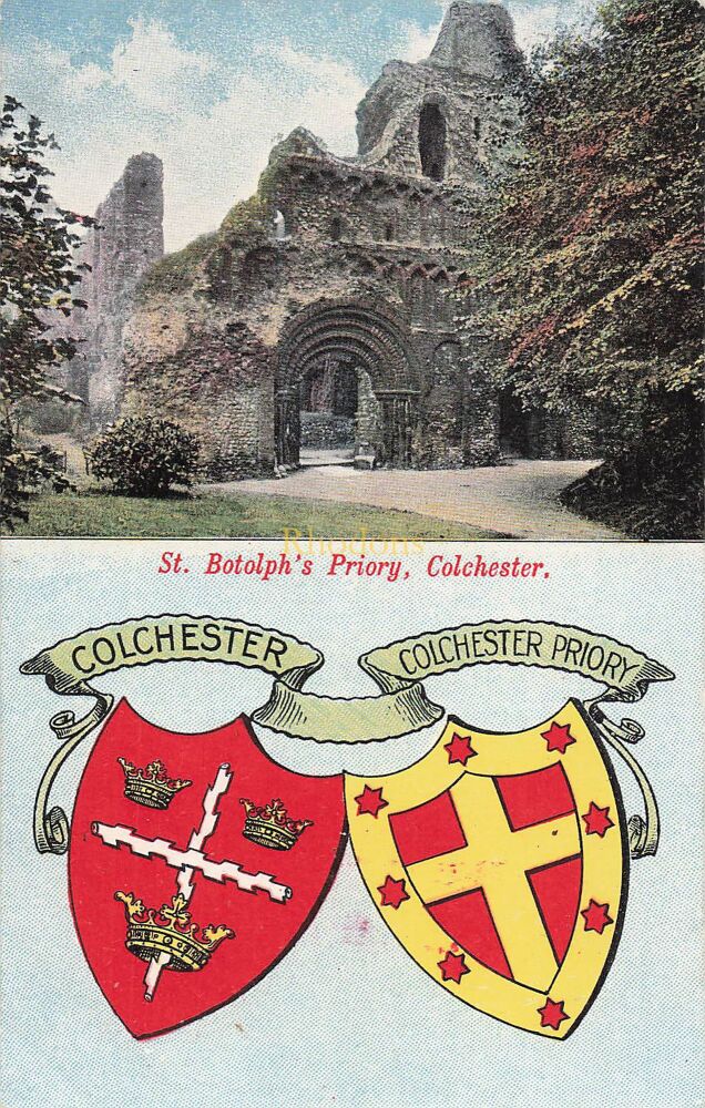 Essex Postcard-St Botolphs Priory, Colchester-Early 1900s Jarrolds Series No 2073