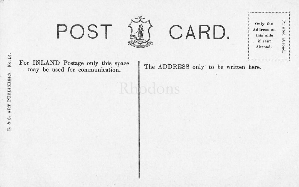 Wales Postcard-Llandrindod Wells, Alpine Bridge-Animated Early 1900s E & E Art Publishers