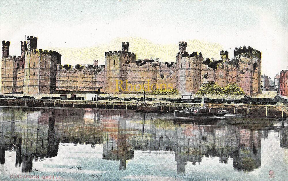 Wales Postcard-Carnarvon Castle-Early 1900s Tucks View Postcard Series No 4778
