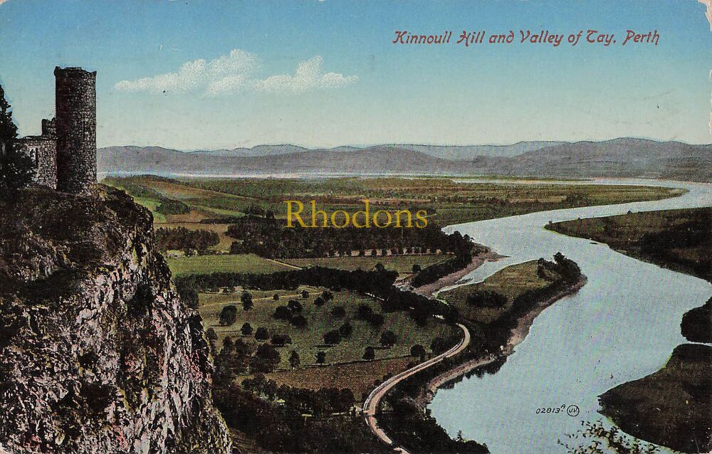 Scotland Postcard-Kinnouil and Valley of Tay, Perth- 1920s Valentines Serie